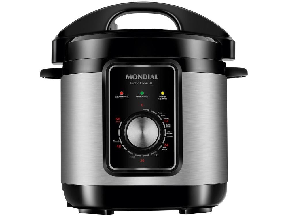 Olla a Presión Eléctrica Mondial de 3L, 700W - 127V