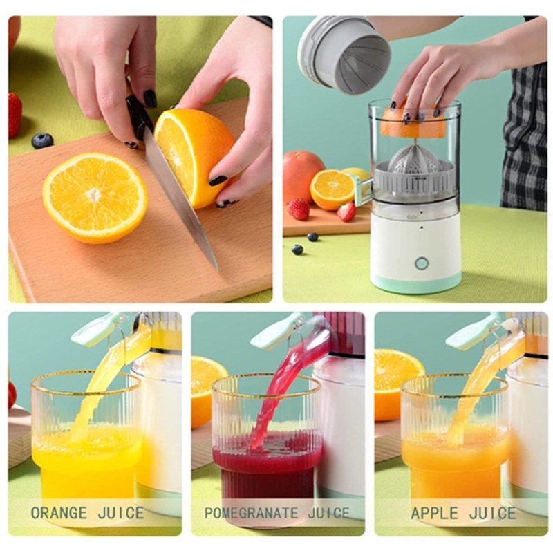 Exprimidor de frutas portátil de acero inoxidable, resistente