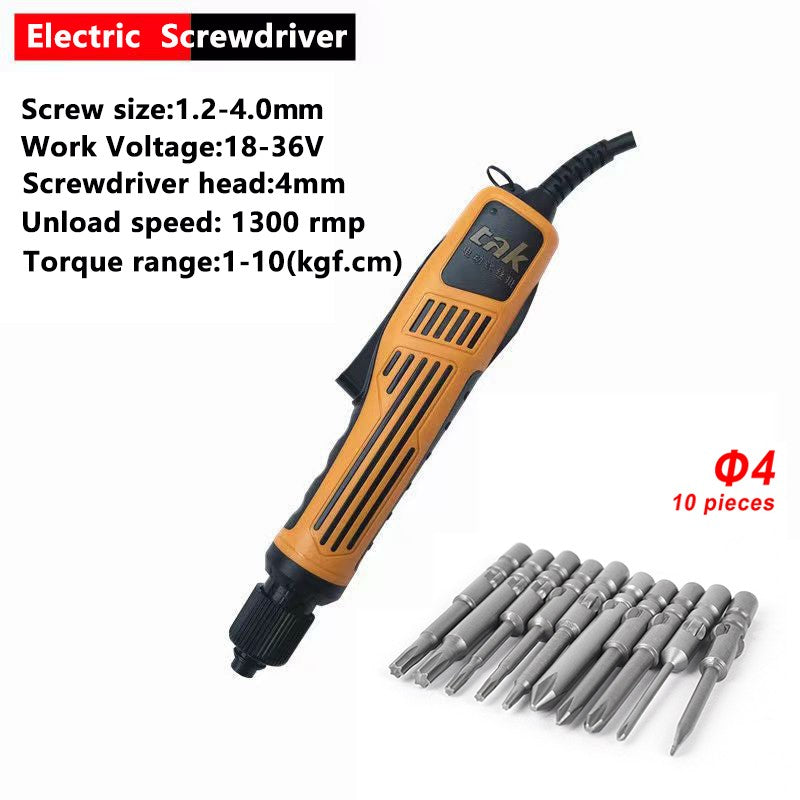 Juego de herramientas eléctricas de 18-36V, destornillador industrial, destornillador semiautomático, Motor de cobre ajustable de torsión apto para puntas de tornillo de 1,2-6mm
