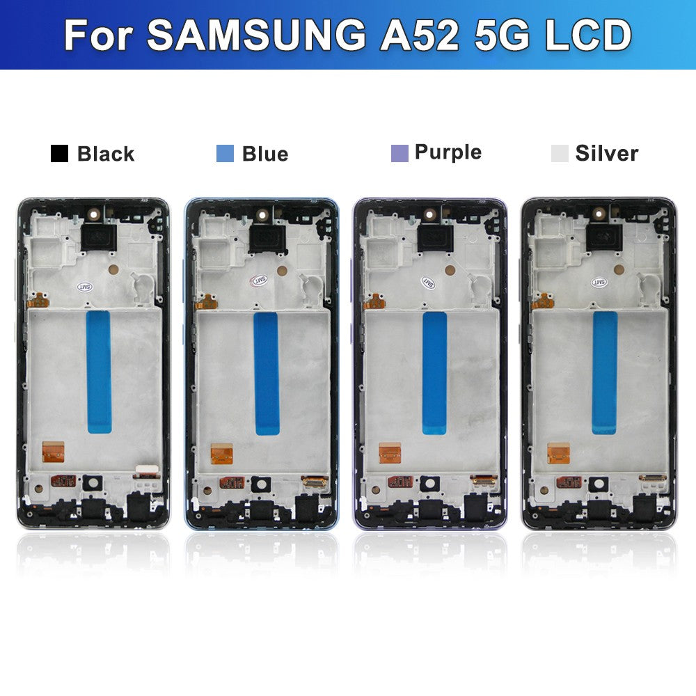 Pantalla AMOLED A52 5G para Samsung A526B SM-A526B/DS, SM-A5260 pantalla LCD reemplazo del ensamblaje del digitalizador de pantalla táctil