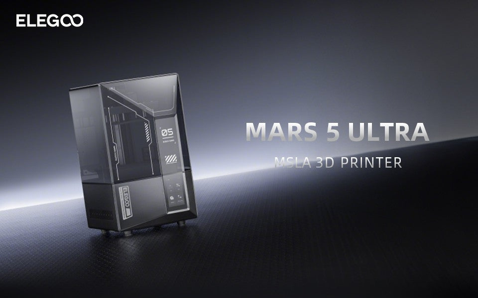 ELEGOO Mars 5 Ultra 9K MSLA Impresora 3D de resina con nivelación automática y cámara inteligente AI, tamaño de impresión de alta velocidad 153,36 × 77,76 × 165 mm