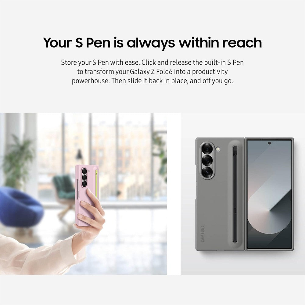 Funda de bolígrafo Original genuina para Samsung Galaxy Z Fold6 S EF-OF95P para Galaxy Z Fold 6, funda protectora para teléfono inteligente con bolígrafo S