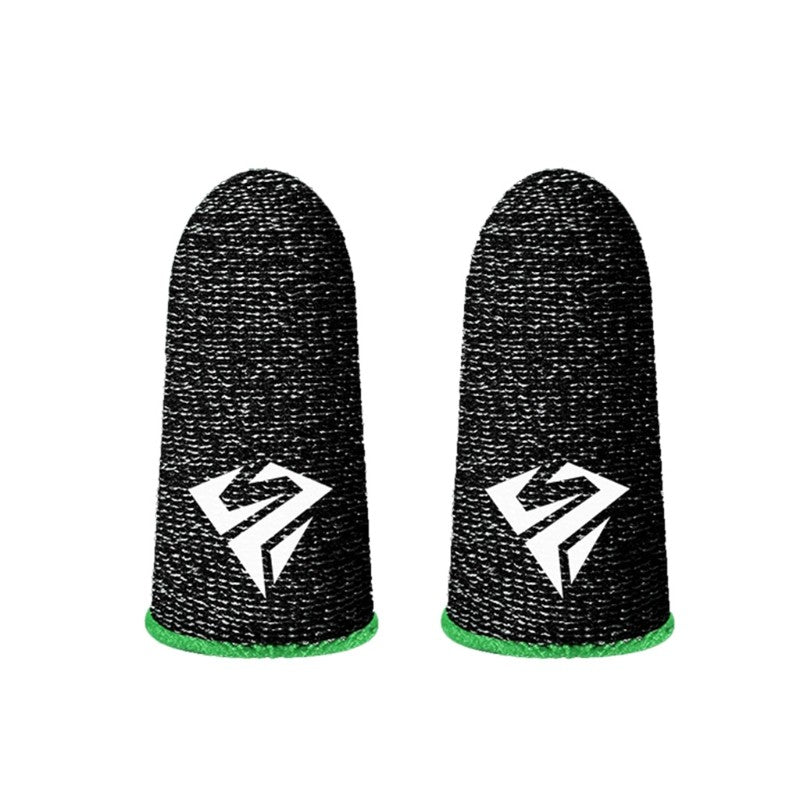 Guantes de dedo a prueba de sudor para juegos de teléfono, funda antideslizante para los dedos, para PUBG, pantalla táctil, acceso práctico, 2 uds.