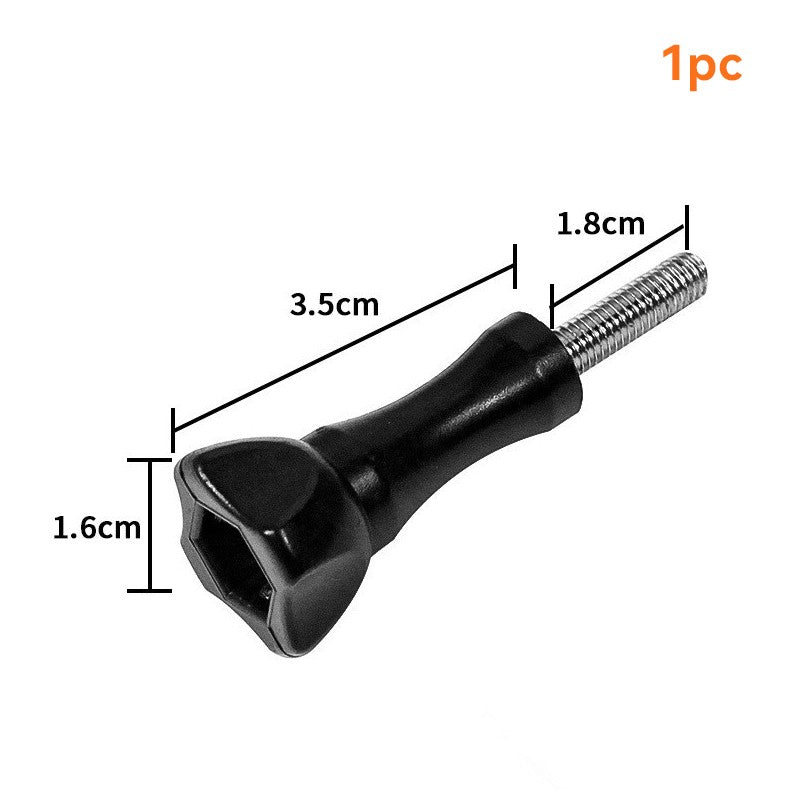 Juego de tornillos de pulgar largos, 1/10 Uds., Compatible con GoPro 13 12 11 10 9 8 cámaras deportivas, tornillos fáciles de apretar y aflojar, acero inoxidable