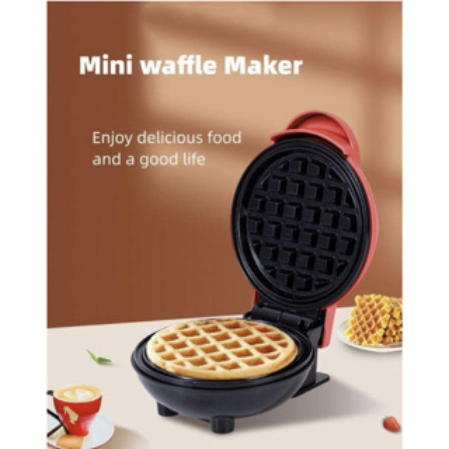 Máquina de gofres eléctrica de 110V, máquina para hacer gofres pequeña, portátil, para horno, Mini plancha