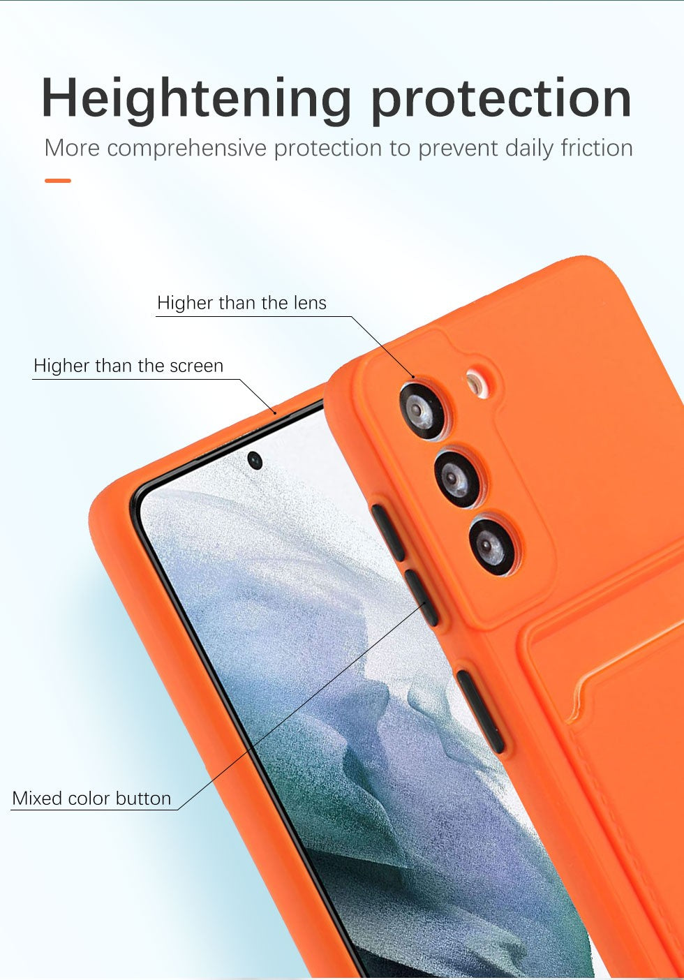 Funda de teléfono con soporte para bolsa con ranura para tarjetas para Samsung Galaxy S24 S23 S22 S21 S20 Plus FE Note 20 Ultra, funda suave a prueba de golpes
