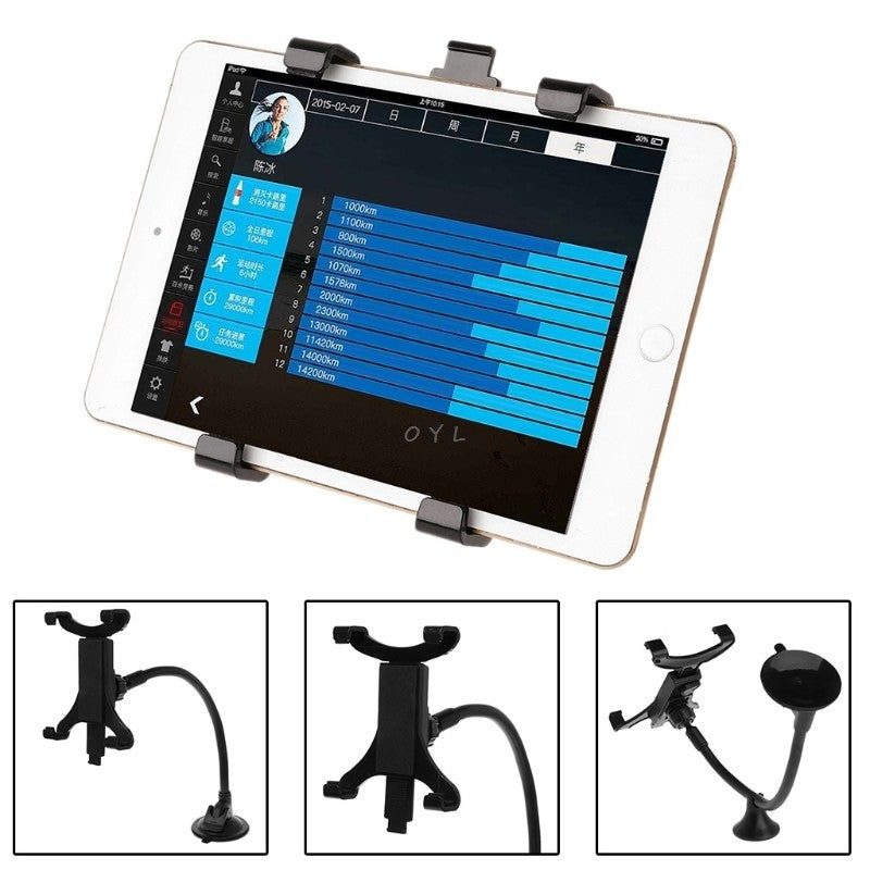 Soporte de brazo largo para tableta de 7, 8, 9, 9,7, 10 y 11 pulgadas, montaje para parabrisas de coche, Ipad 2, 3, 4, ipad air de 9,7 pulgadas, Ipad Pro