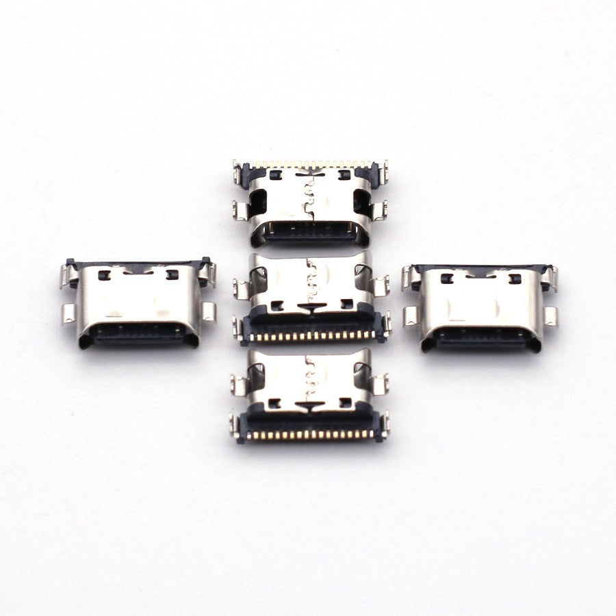 50 Uds. Conector de cargador de carga USB de 18 pines puerto Dock para Samsung Galaxy A51 A71 A21S A40S A50S A20 A30 A40 A50 A60 A70