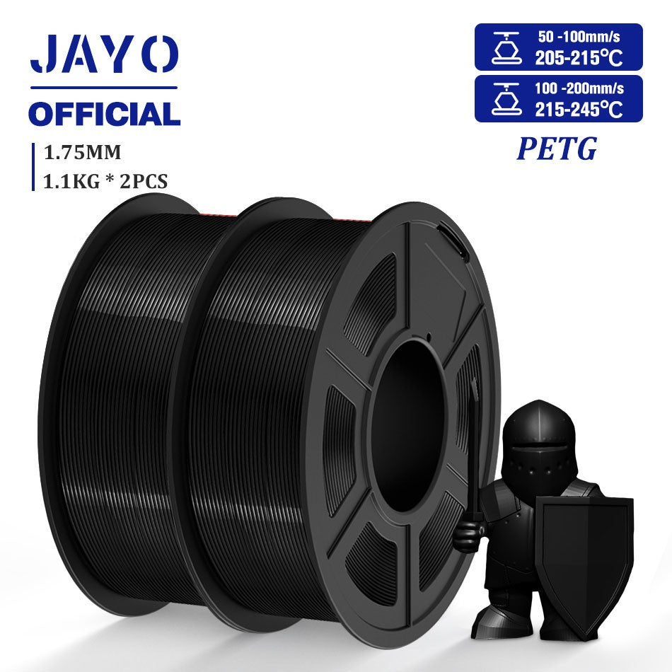 Filamento de impresora 3D JAYO PLA/PETG/SILK/TPU/ABS 1,75mm 2 rollos de materiales de impresión 3D para impresora 3D envío gratis