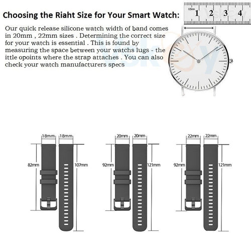 30 Correas de Silicona para Relojes Inteligentes Garmin Venu 3 2s SQ2 Forerunner 165 265 255 245 55 Vivoactive 5/4/4s