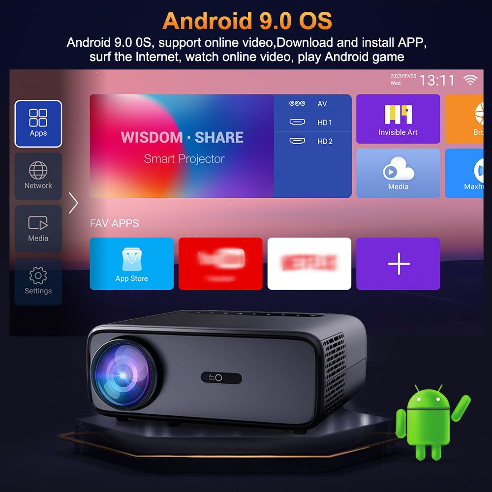 Proyector ThundeaL Full Auto HD 1080P WiFi 6 Android TD97 Pro TD97Pro Proyector