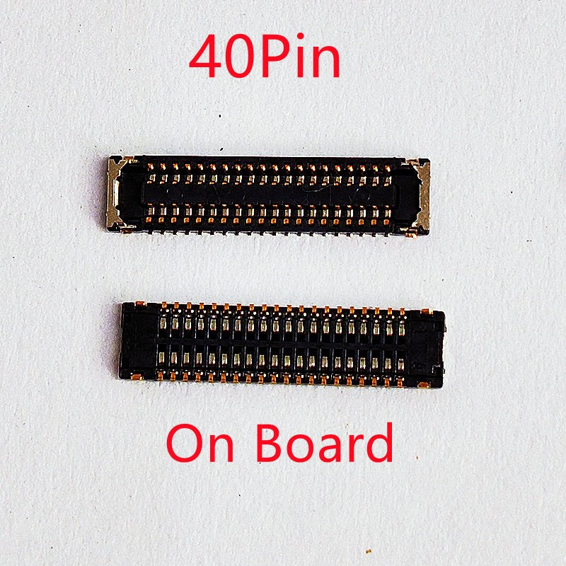Conector FPC flexible de pantalla LCD para Motorola Moto G7 Plus/G4/G7/G9 Play/G9, enchufe de alimentación a bordo de 40 pines, 10 Uds.