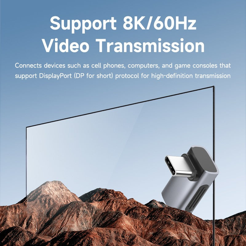 Hagibis-Adaptador USB C a C de 240W, 40Gbps, 8K, 60Hz, convertidor de 90 grados, adaptador USB4 para tableta Thunderbolt 4/3 MacBook iPhone 17 Pro