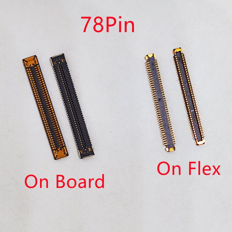Conector FPC flexible para pantalla LCD, 5-20 piezas, para Samsung Galaxy A12 A125 A125F A125F/DS, enchufe de carga USB de 78 pines