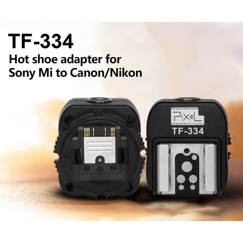 TF-334 Mi zapatos calientes adaptador conversión para Sony A7 A7S A7SII A7R A7RII A7II cámara para Canon Nikon Yongnuo Flash Speedlite