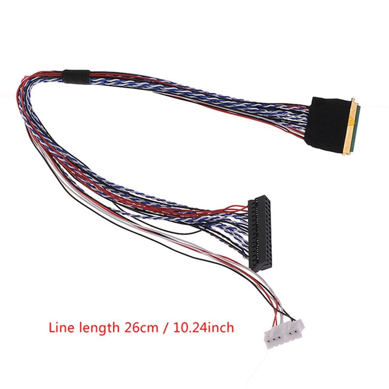 Cable LVDS I-PEX 20453-040T-11 40 Pines, 2 canales, 6 bits, para Panel LCD LED 10,1-18,4 pulgadas