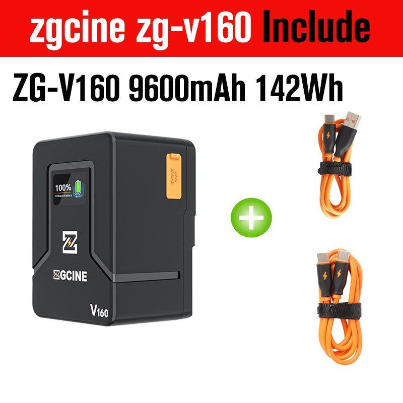 (DO Brasil) Batería de litio V-Lock ZGCINE ZG-S200 V99 con montura V para videocámaras/dispositivos digitales/luces de video/monitores