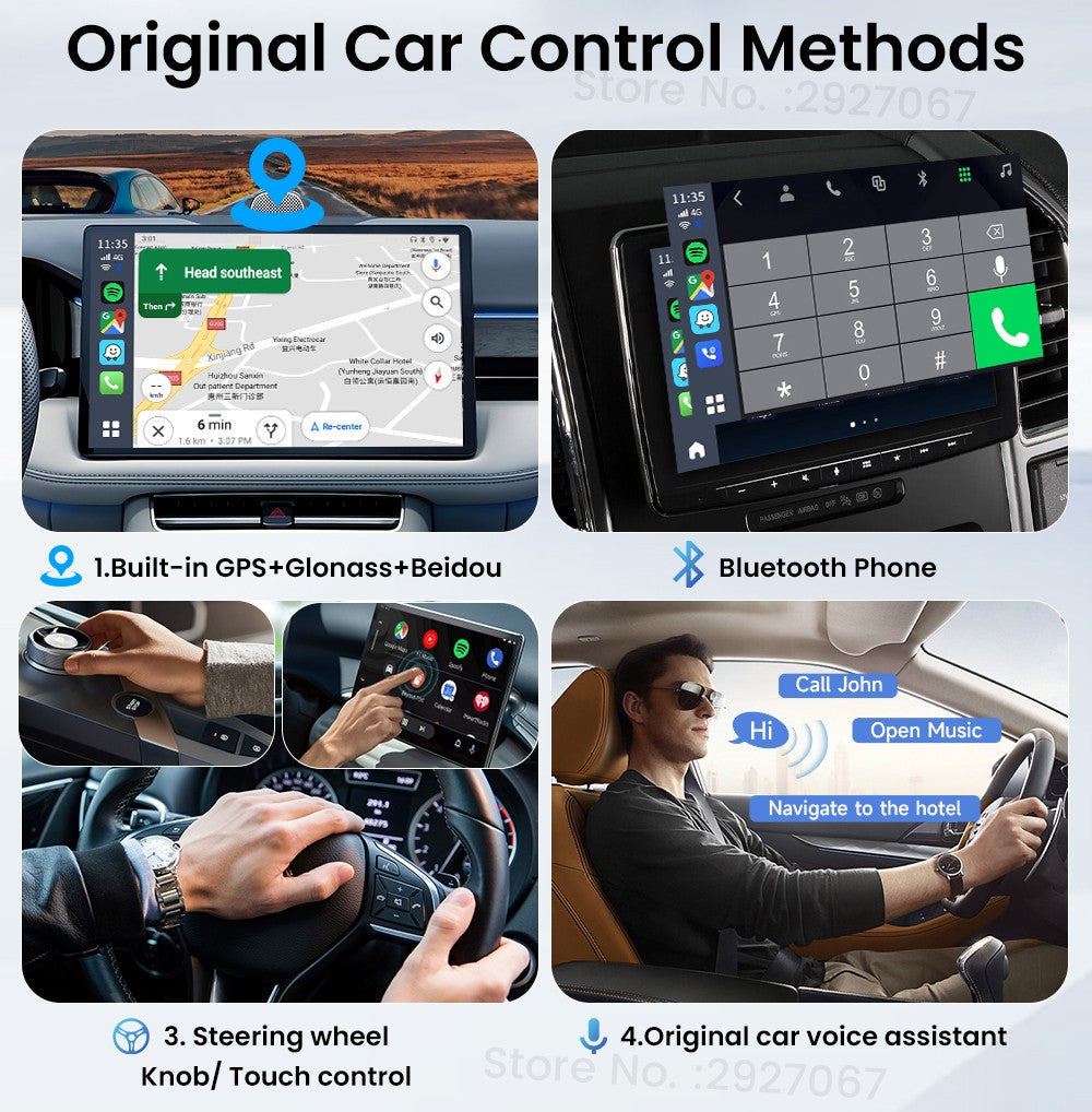Caja de transmisión de video y TV con Android 13 CarPlay Ai Box SDM660 6225 CarlinKit HDMI inalámbrico para coche OEM 8G + 128G