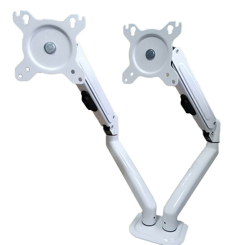 Hyvarwey-Soporte de escritorio para Monitor Dual G08-24, montaje para pantallas LCD de 13 a 27 pulgadas, rotación e inclinación, ajuste de dos brazos