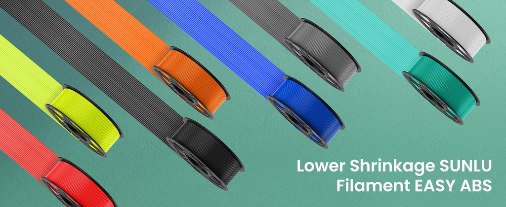 Filamento SUNLU 10KG 3D PLA/PLA PLUS/PETG/filamnet ABS fácil 1,75mm 10 rollos 1KG filamento de impresora 3D bien herido para impresora 3D