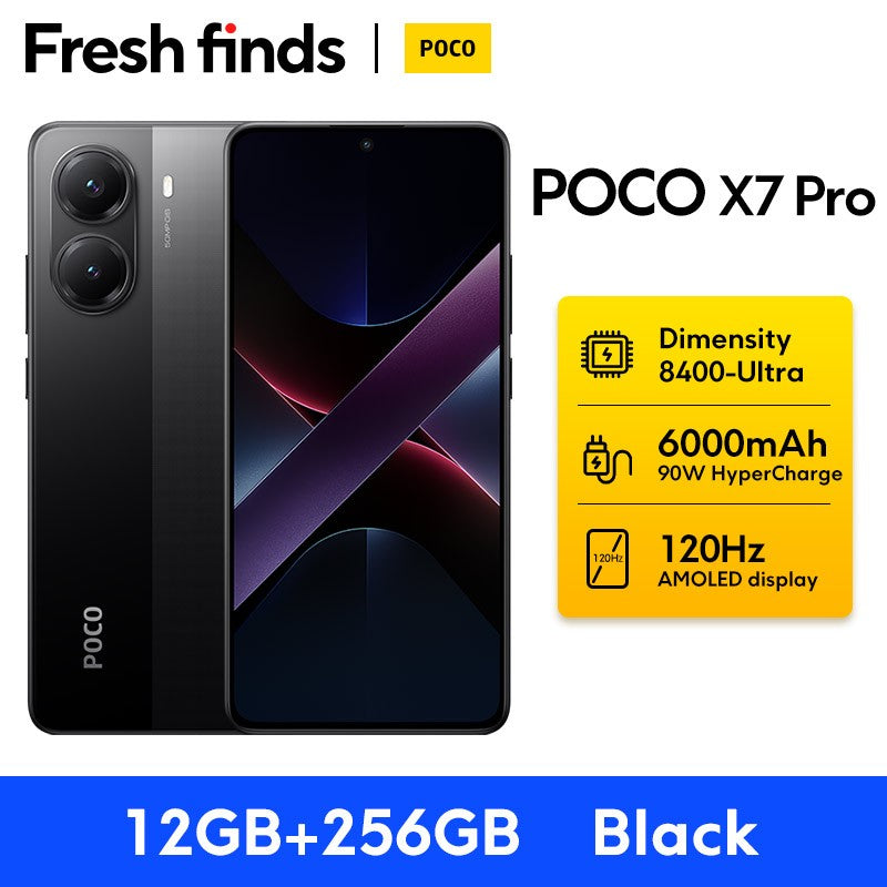 POCO X7 Pro 5G Versión Global Smartphone Dimensity 8400-Ultra 6000mAh 90W Carga 50MP Cámara con OIS NFC