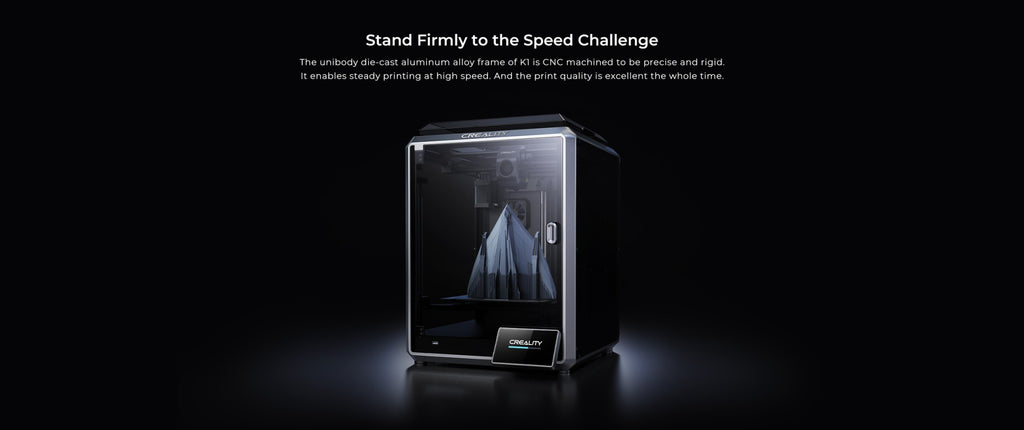 Creality-impresora 3D k1/K1MAX /K1C, extrusora de accionamiento directo de doble engranaje, velocidad de impresión Hotend de flujo máximo de 32mm, 600 MM/S