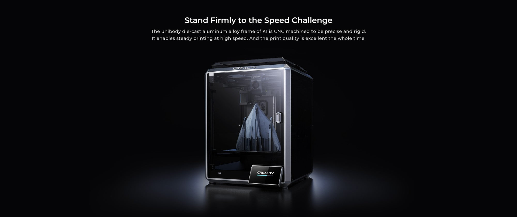 Creality-impresora 3D k1/K1MAX /K1C, extrusora de accionamiento directo de doble engranaje, velocidad de impresión Hotend de flujo máximo de 32mm, 600 MM/S