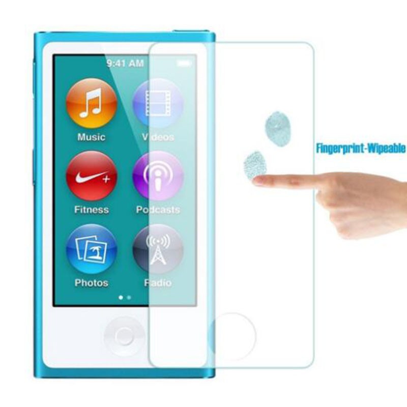 Protector de pantalla frontal de vidrio templado para Apple ipod Nano 7 8, película protectora Nano7, Nano8, MP3