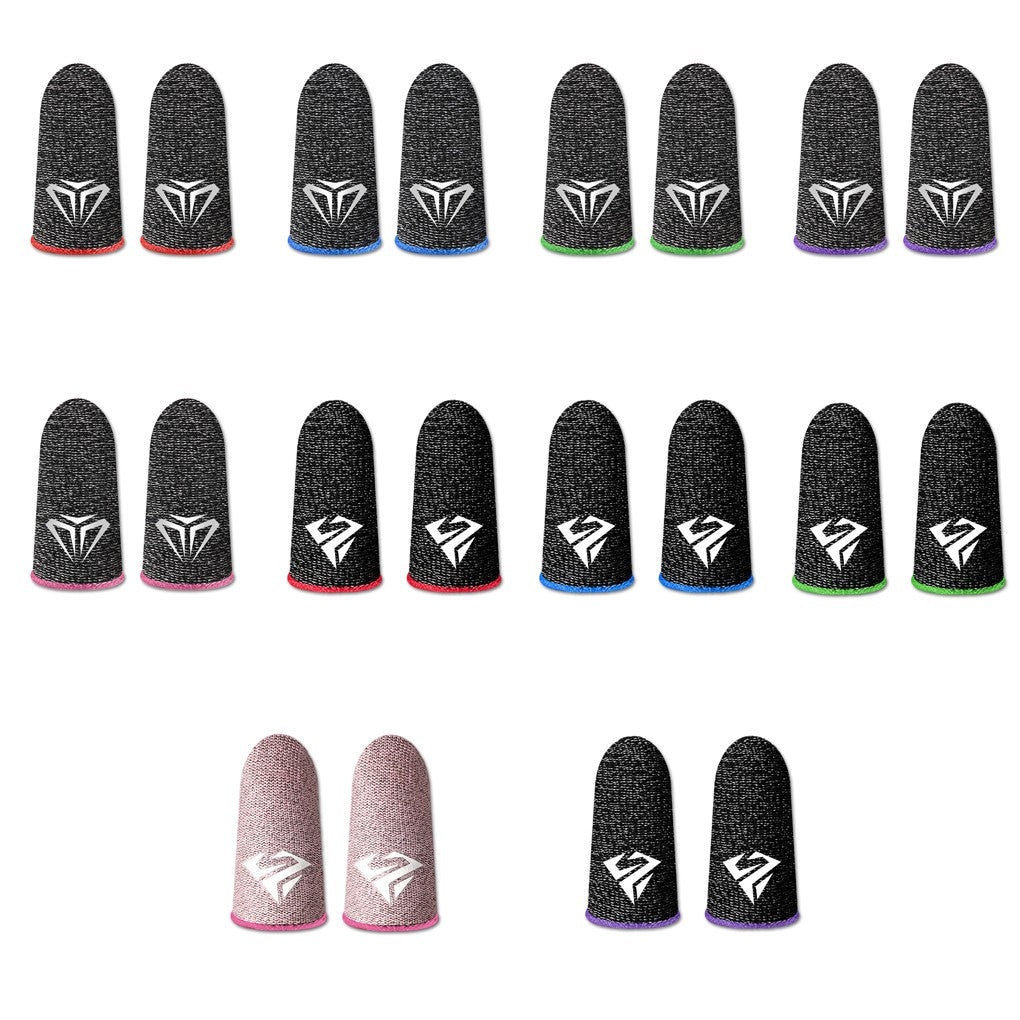 Guantes con yema del dedo para juegos móviles, 10 Uds., para jugadores PUBG, a prueba de sudor, antideslizantes, pantalla táctil, funda para el dedo, transpirable