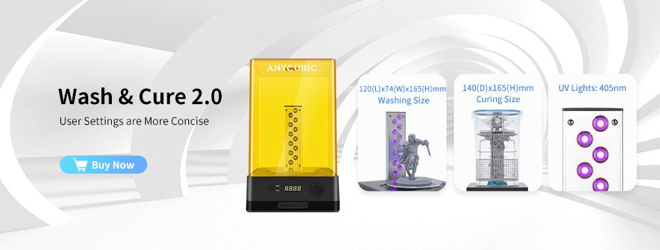 ANYCUBIC DLP SLA Impresora 3D de resina LCD Photon Mono M7, M5s Pro, M7 Pro, Photon P1, Mono 4, Wash and Cure 3, 3 Plus, Max