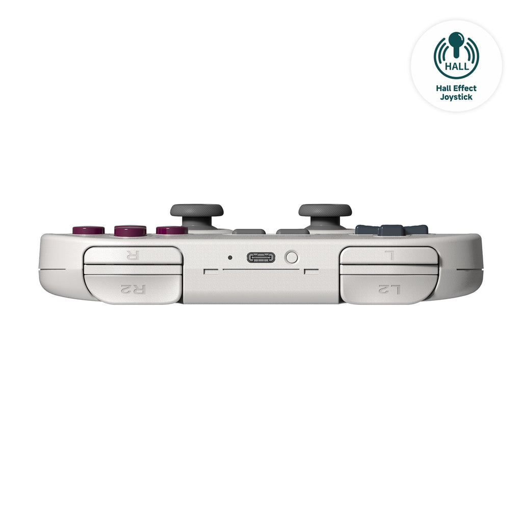 Control Inalámbrico para Juegos 8Bitdo SN30 Pro con Bluetooth y Efecto Hall para Switch 2, MacOS, Android, Raspberry Pi, Windows, Steam Deck