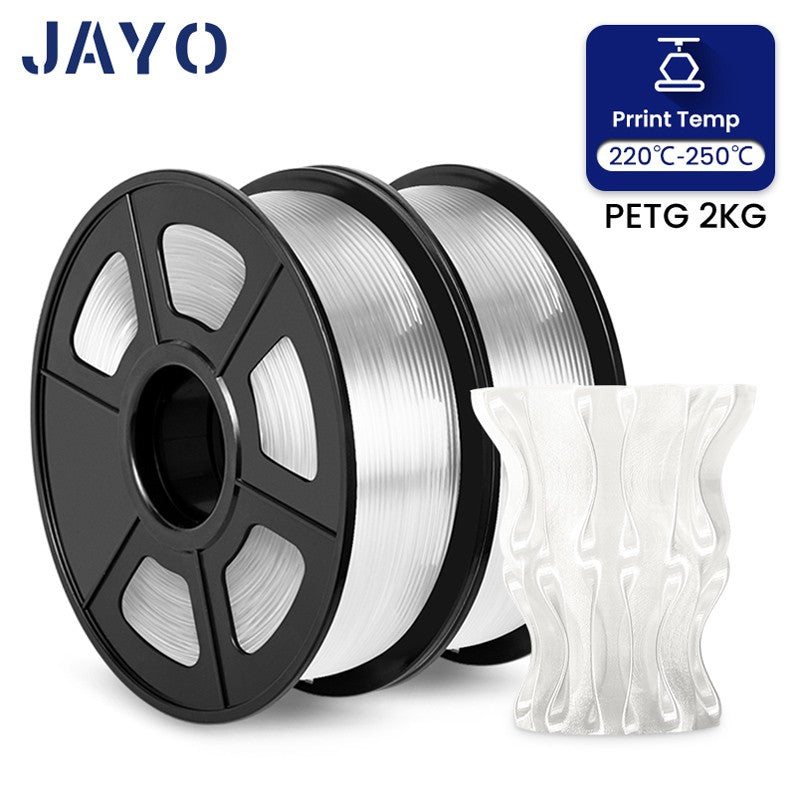 Filamento de impresora 3D JAYO PLA/PETG/SILK/TPU/ABS 1,75mm 2 rollos de materiales de impresión 3D para impresora 3D envío gratis