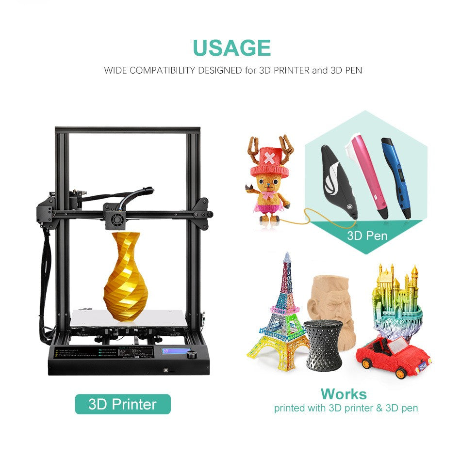 Filamentos SUNLU PLA PETG PLA Plus, 10 rollos de filamento 3D, 1 KG/rollo, 1,75mm, 100% líneas de filamento, ordenadamente para impresión 3D de la UE y EE. UU.