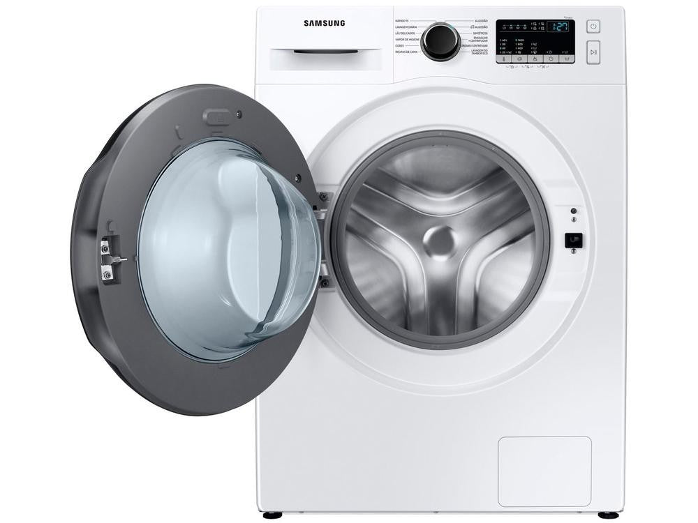 Lavadora Samsung Inverter de 11 kg, Acero Inoxidable, 12 Programas de Lavado, Blanca, WW11T4040BE/AZ - 110V