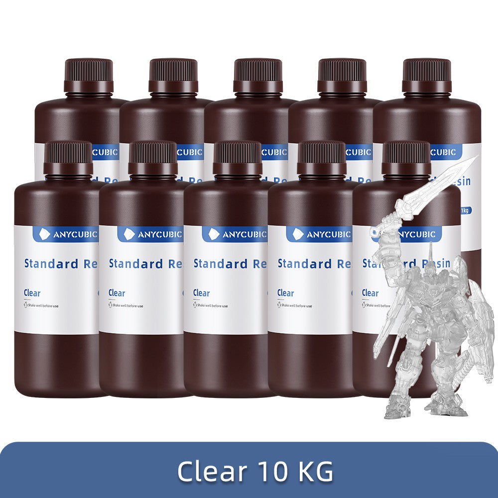 ANYCUBIC 5KG/10KG 405nm resina estándar UV/resina estándar V2 para impresora 3D Photon Mono 4 resina de impresión 3D resina sensible a los rayos UV