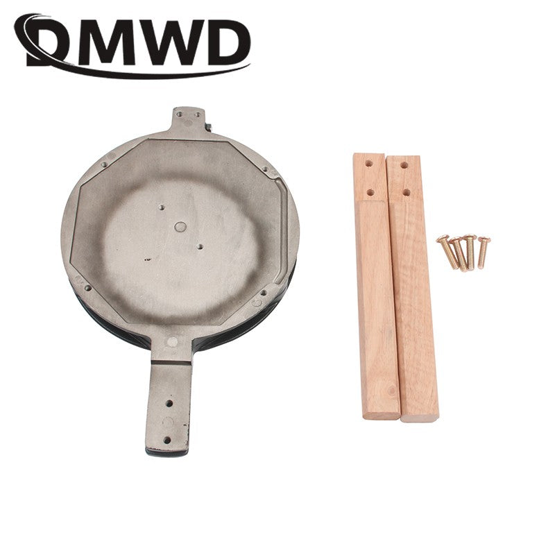 DMWD-Molde de máquina de gofres de burbujas para huevos de Hong Kong, rodillo para hornear, sartén de hierro, placa antiadherente para Muffin