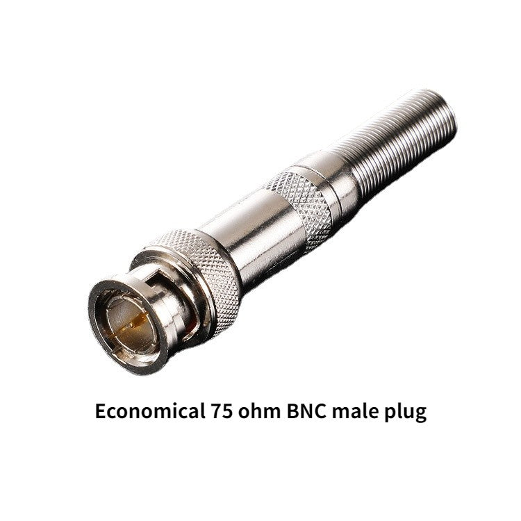 Enchufe macho y hembra Q9 de 75 ohm, HD-SDI digital de alta definición, fácil de soldar, conector BNC 2k, audio y vídeo, cámara HIFI, 1 unidad