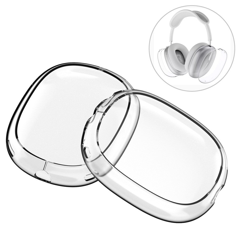 Funda transparente suave antiarañazos para AirPods Max TPU inalámbrico a prueba de golpes funda protectora para auriculares