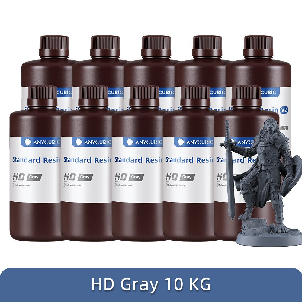 ANYCUBIC 5KG/10KG 405nm resina estándar UV/resina estándar V2 para impresora 3D Photon Mono 4 resina de impresión 3D resina sensible a los rayos UV