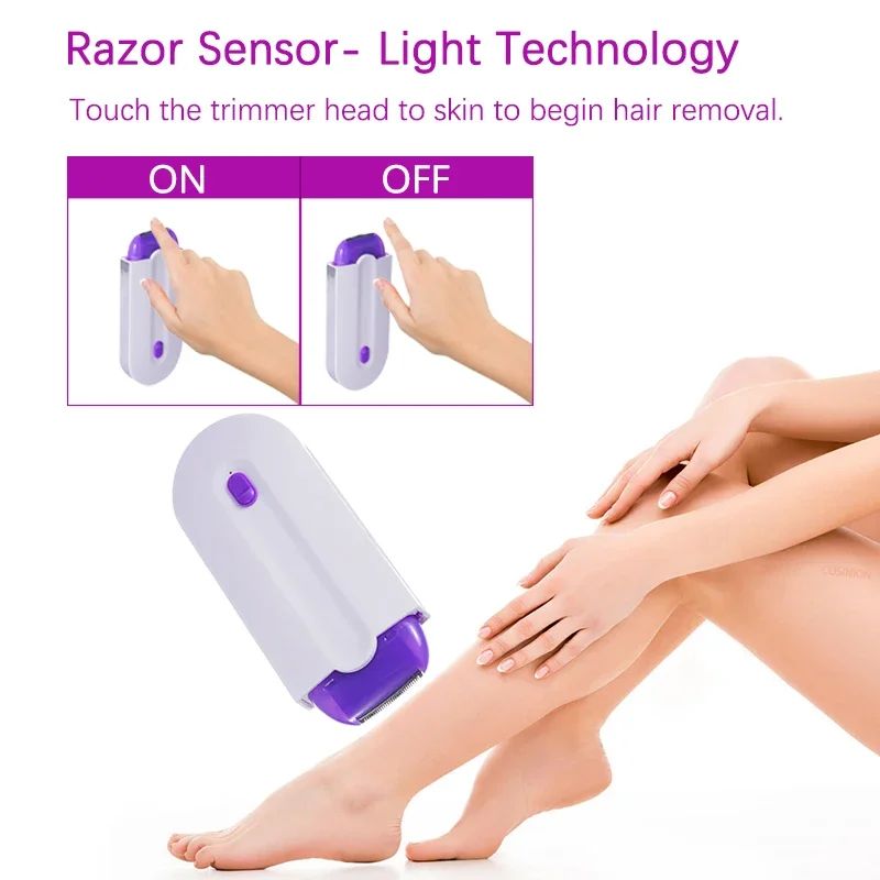 Depiladora recargable por USB para mujer, herramienta de depilación portátil, afeitadora rotativa, cuerpo, cara, pierna, Bikini, depiladora de labios, láser