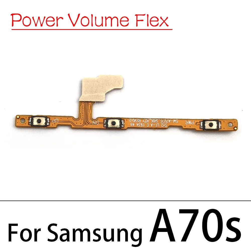 Botón de volumen de encendido y apagado, Cable flexible para Samsung A01, A10S, A11, A20S, A21S, A30, A30S, A50, A50S, A70S, A51, A71, A920, 30 unidades