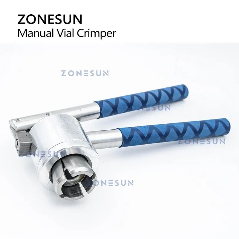 ZONESUN ZS-PBC1 15mm botella de Perfume Manual de acero inoxidable Vial en aerosol engarzadora tapado Manual herramienta de tapado de sello