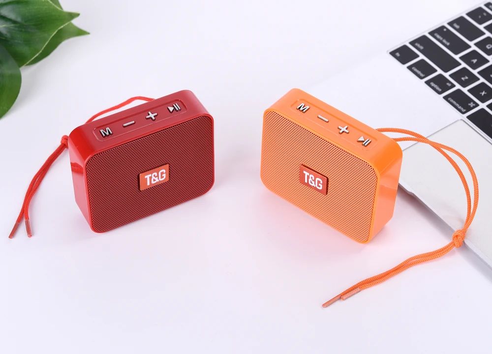 TG166 Altavoz Bluetooth portátil inalámbrico Mini columna de graves Boombox BT USB TF AUX Play altavoz al aire libre para tableta de teléfono inteligente