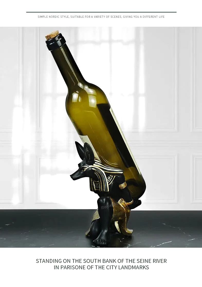 Soporte de resina para controlador de God Anubis de Egipto para PS4/PS5/XBOX/Switch, soporte para teléfono móvil, soporte de exhibición de escritorio, Gif de Navidad