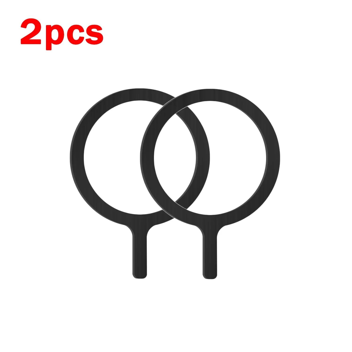 Adhesivo Universal de anillos de Metal para cargador inalámbrico magnético Magsafe para Iphone Samsung Xiaomi placa de cargador de teléfono de coche hoja de hierro