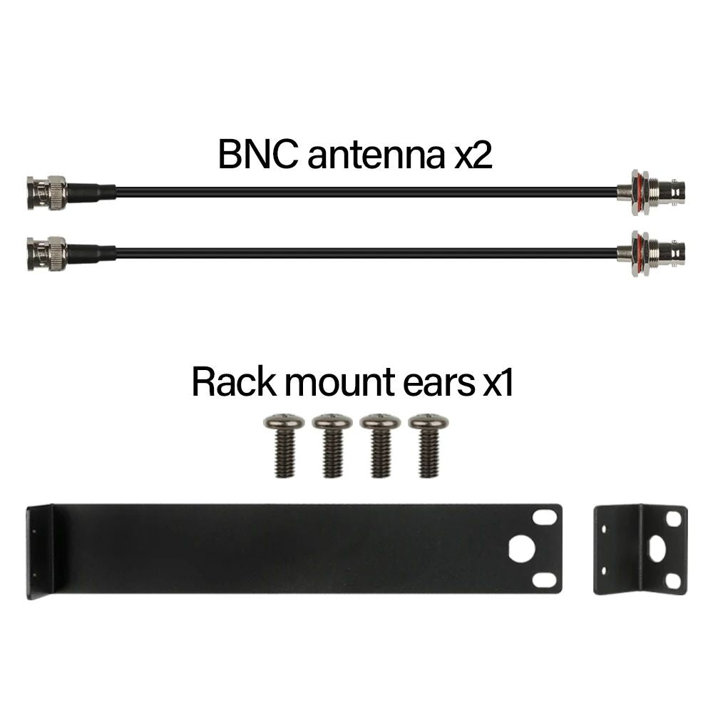 Piezas de sistema IEM inalámbrico PSM400, montaje en Rack, orejas y antenas BNC