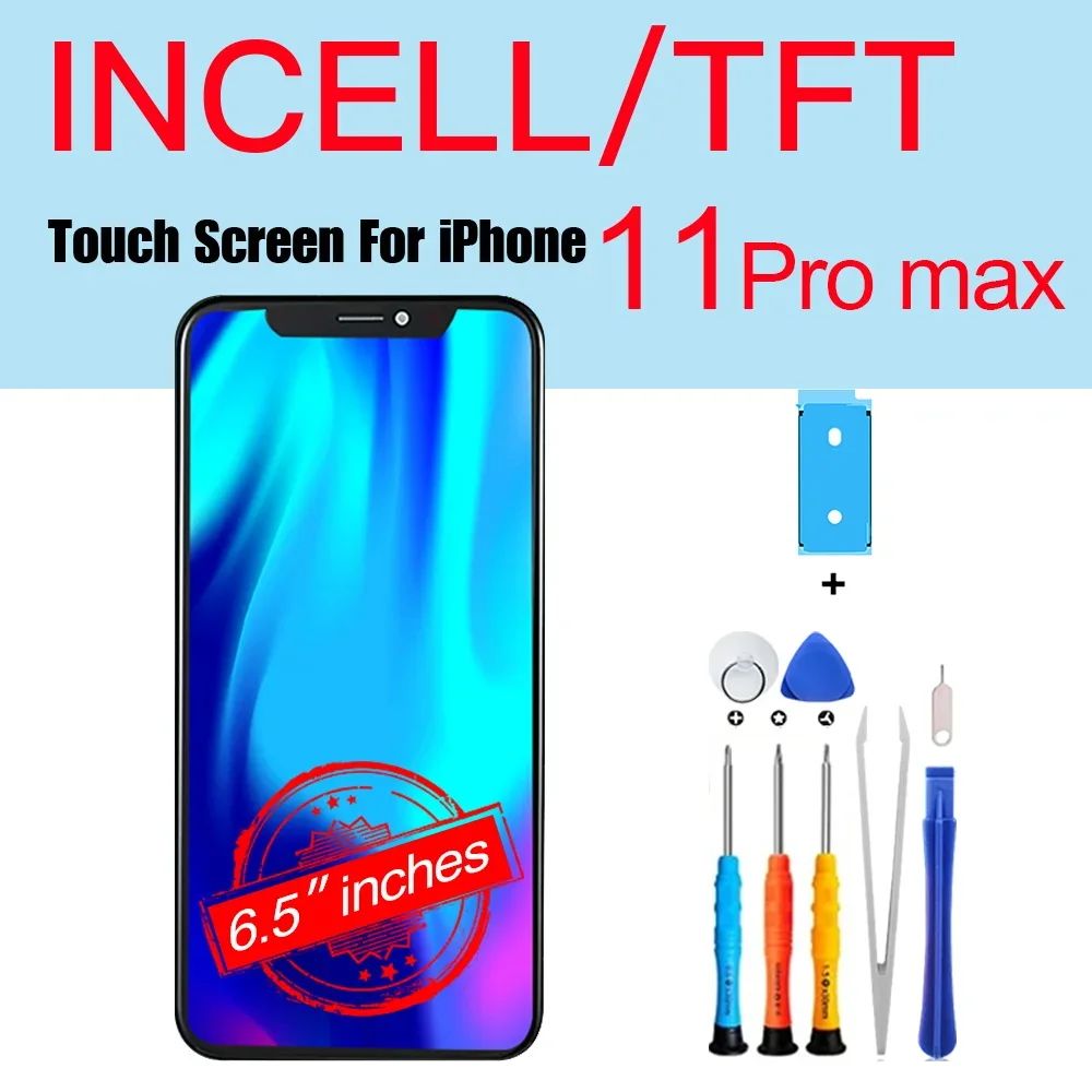 PINZHENG pantalla de alta calidad AMOLED INCELL LCD OLED OEM para iPhone 11 12 13 Mini Pro Max XS XR MAX reemplazo de pantalla con herramienta