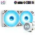 Enfriador de CPU de refrigeración por agua para ordenador ARGB 240mm PWM 4PIN 240mm Ventilador líquido para radiador Intel LGA 1200 115x1700 2011 AM4 AM5