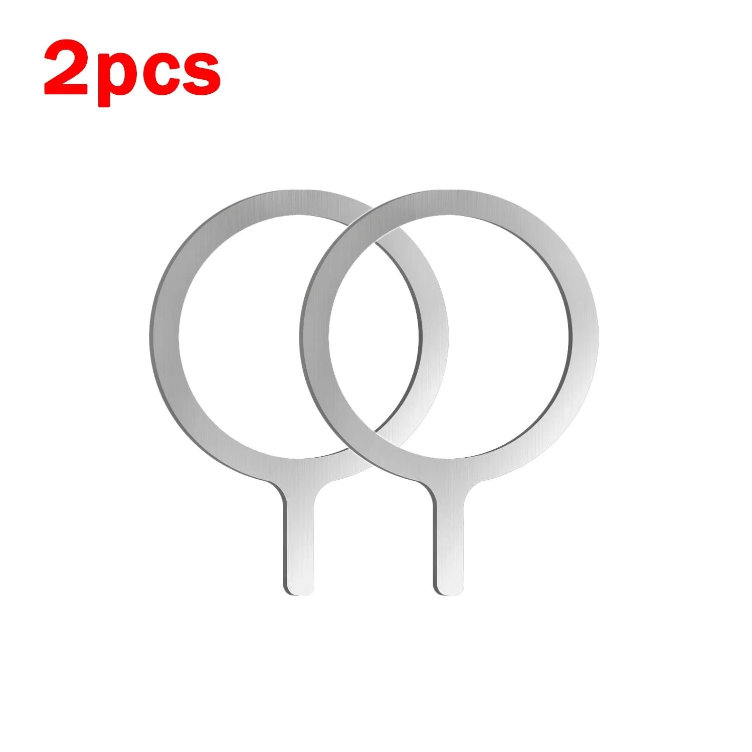 Adhesivo Universal de anillos de Metal para cargador inalámbrico magnético Magsafe para Iphone Samsung Xiaomi placa de cargador de teléfono de coche hoja de hierro