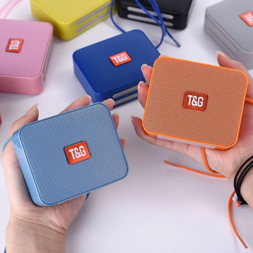 TG166 Altavoz Bluetooth portátil inalámbrico Mini columna de graves Boombox BT USB TF AUX Play altavoz al aire libre para tableta de teléfono inteligente